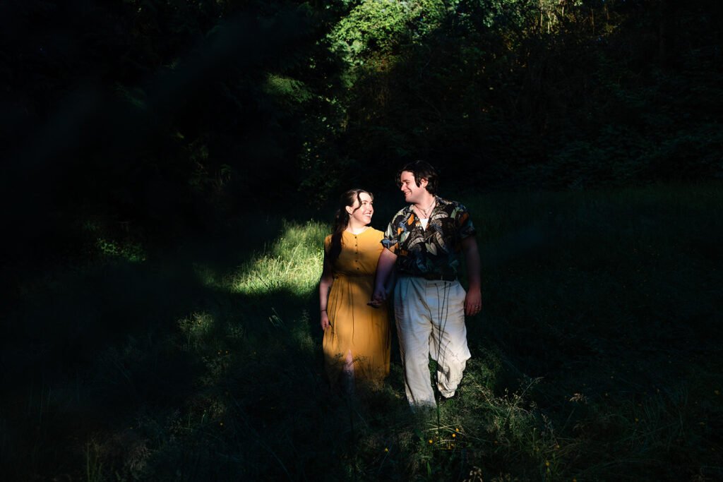 Queer couple engagement photos